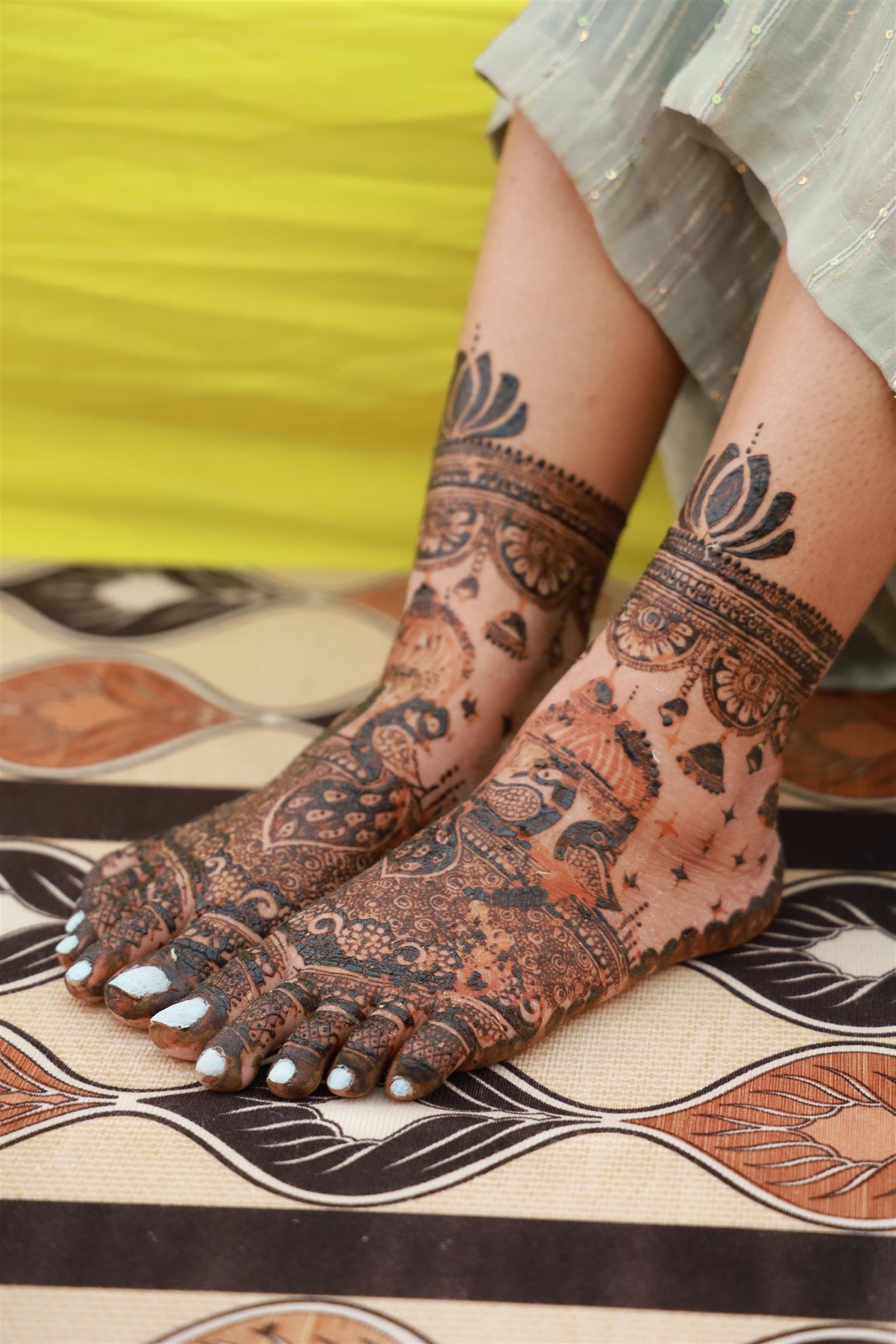 Bridal mehndi design