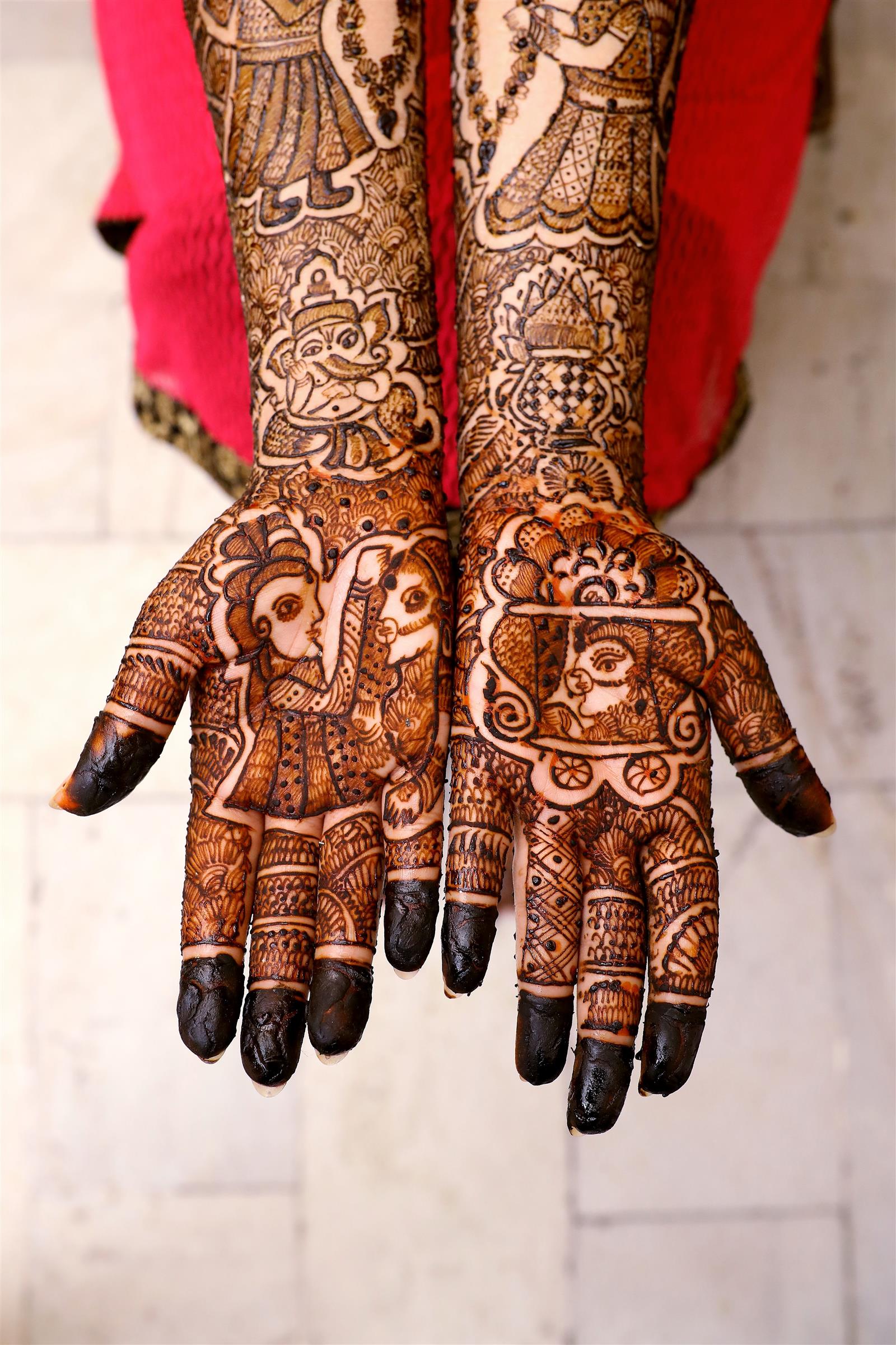 Bridal mehndi design