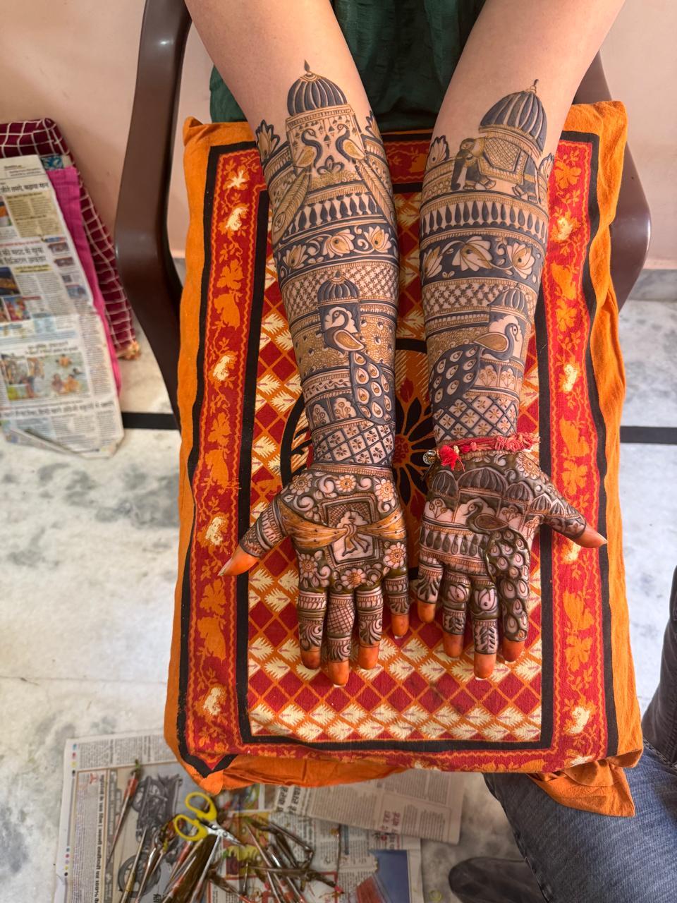 Bridal mehndi design