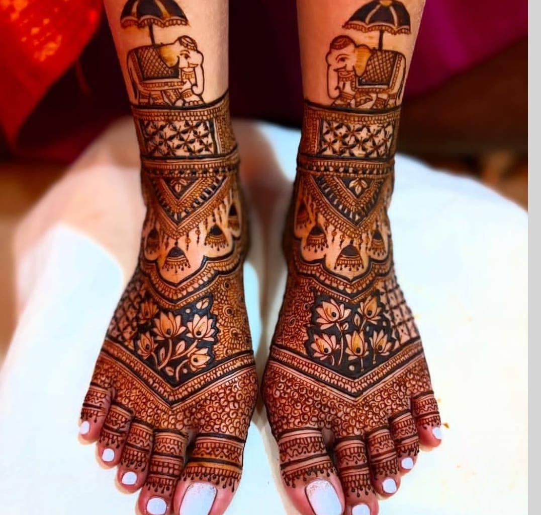 Bridal mehndi design