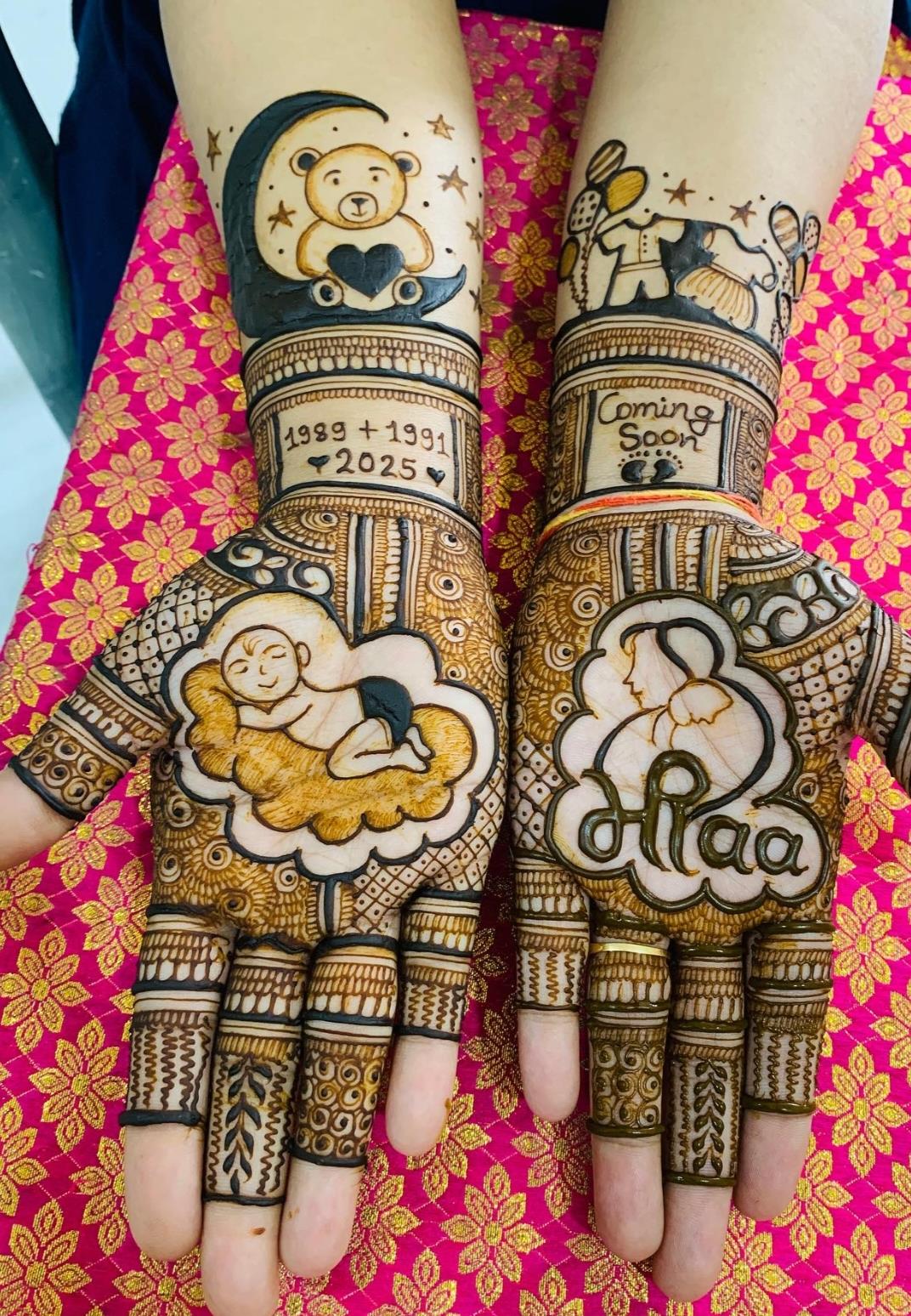 Festival mehndi design