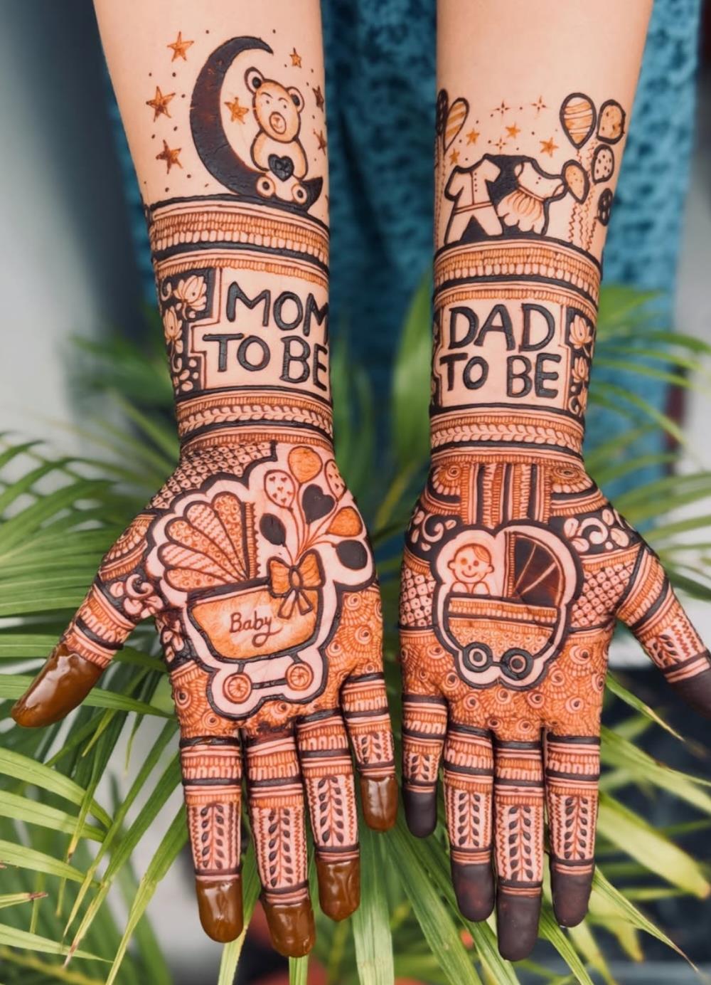 Festival mehndi design