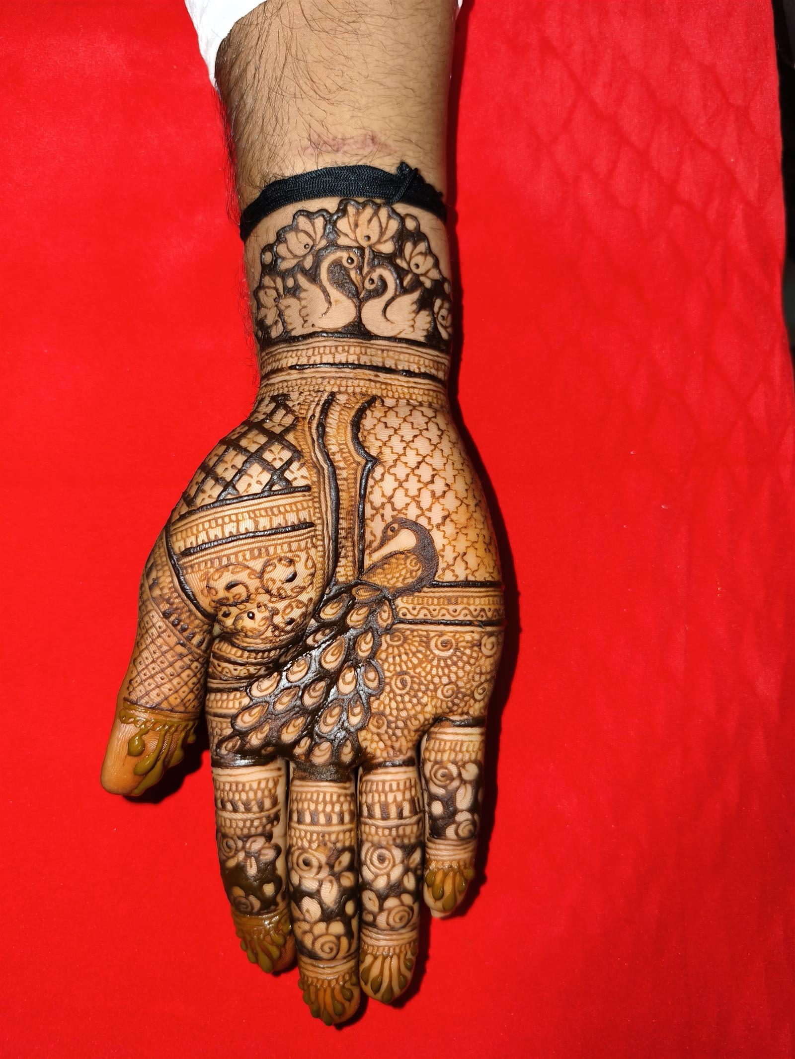 Groom mehndi design