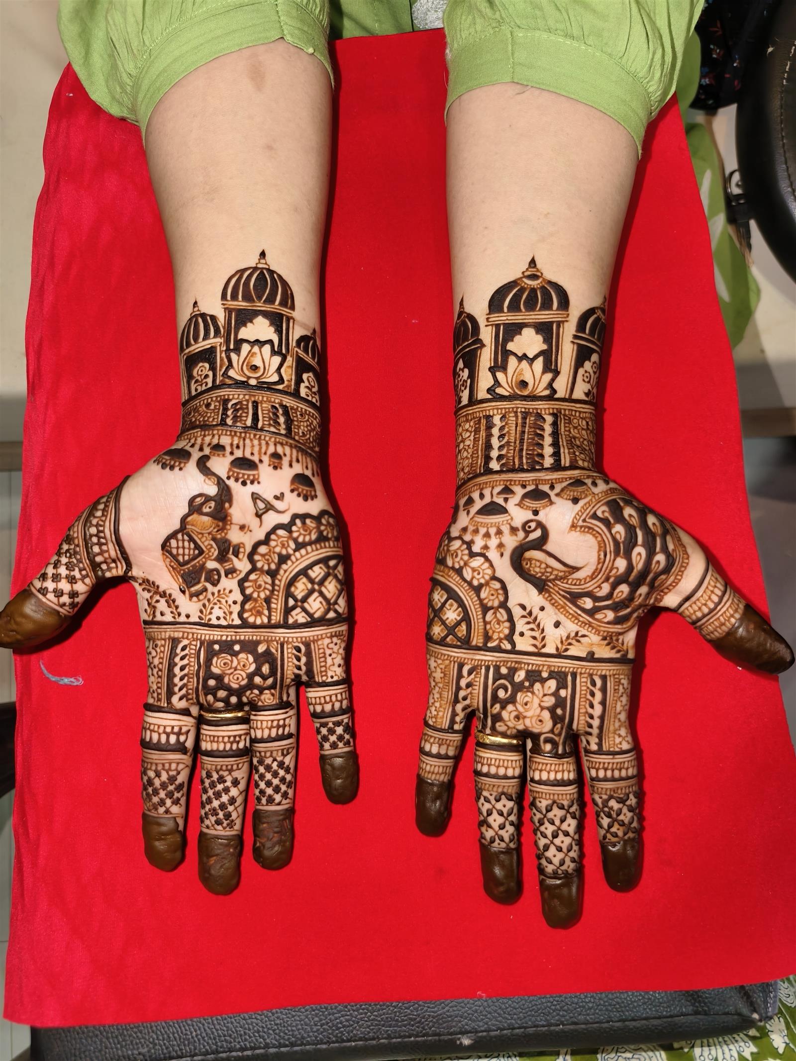 Groom mehndi design